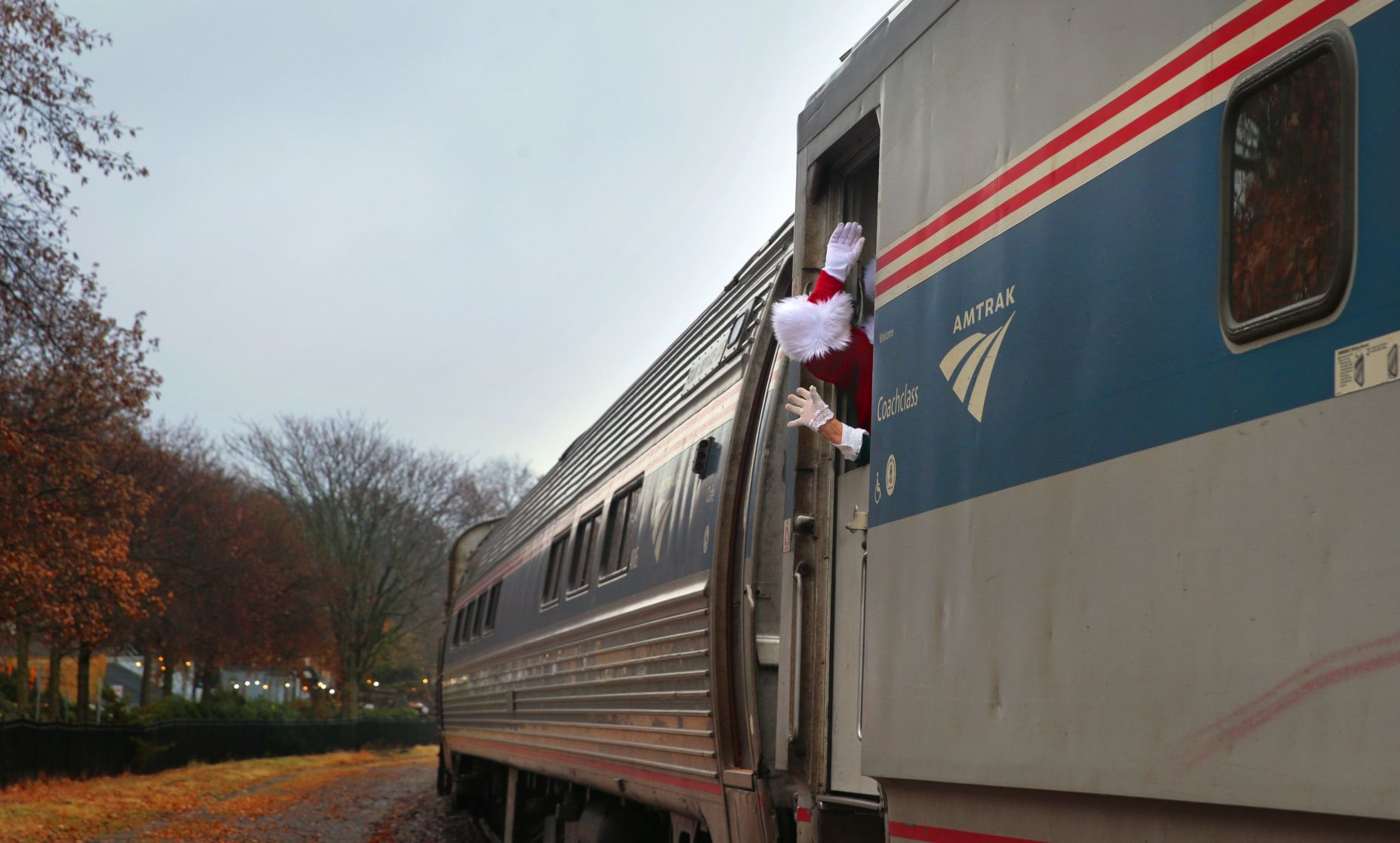 Santa rolls into Kirkwood